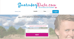Desktop Screenshot of guernseydate.com
